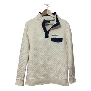Patagonia Organic Cotton Quilted Pullover Sweater